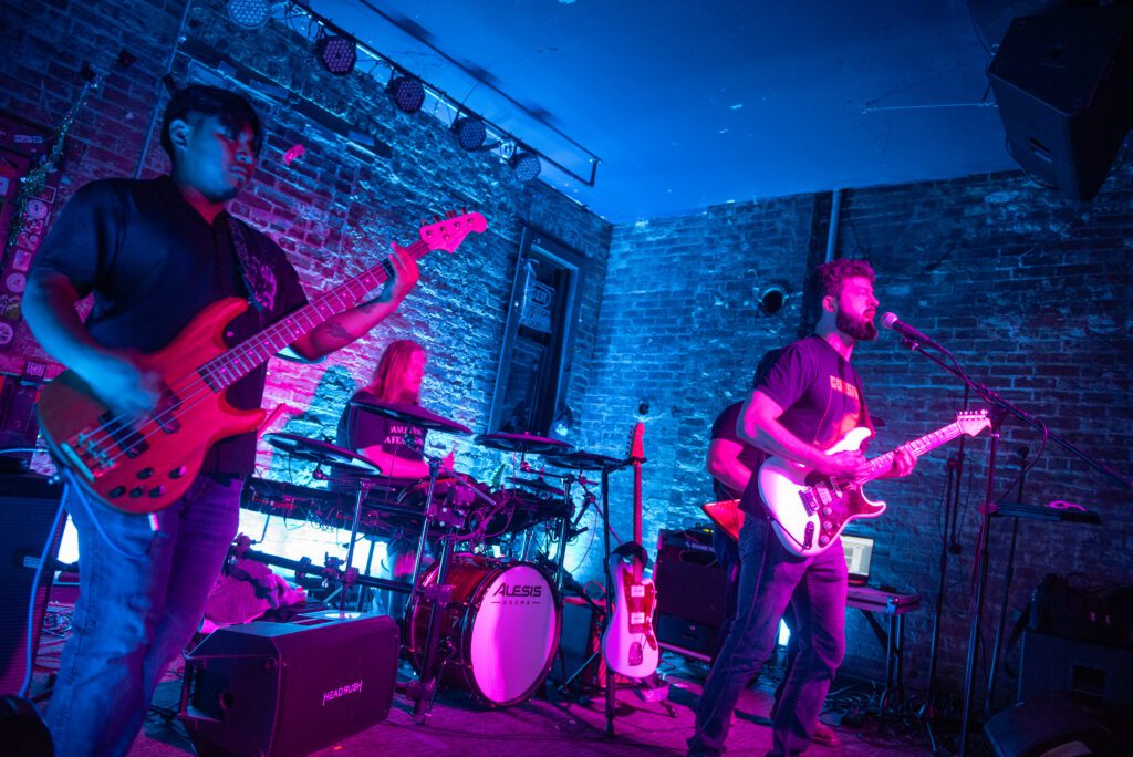 Cigarette Trees performing at Green Lantern