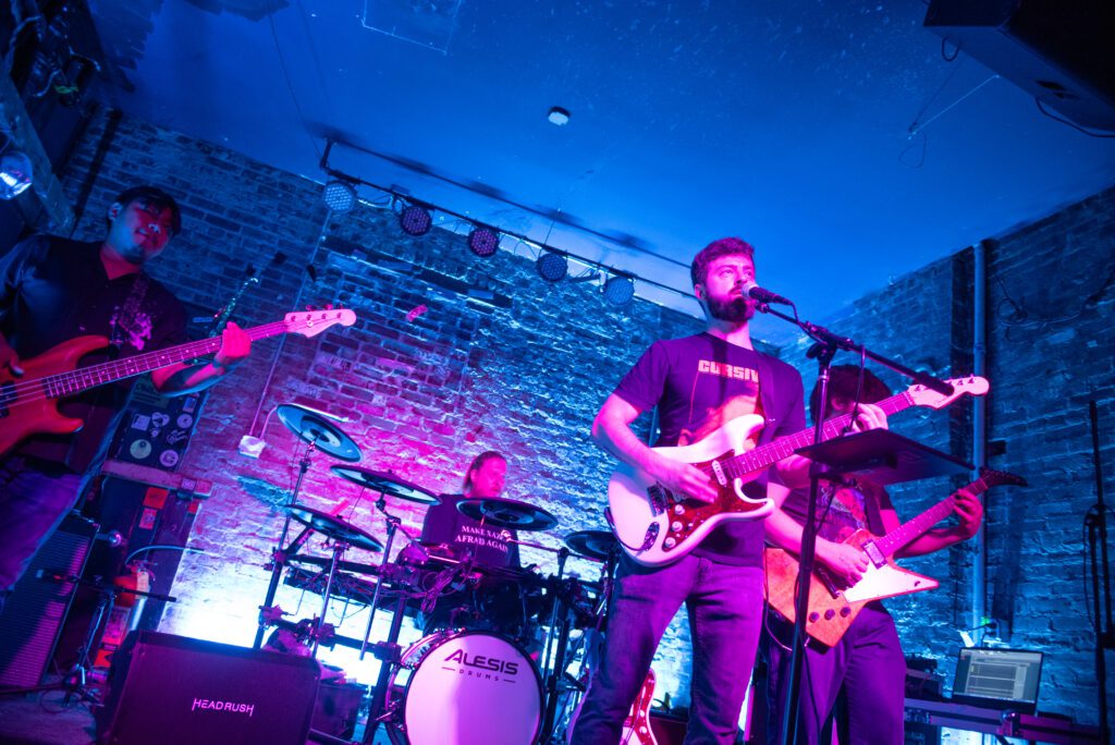 Cigarette Trees performing at the Green Lantern