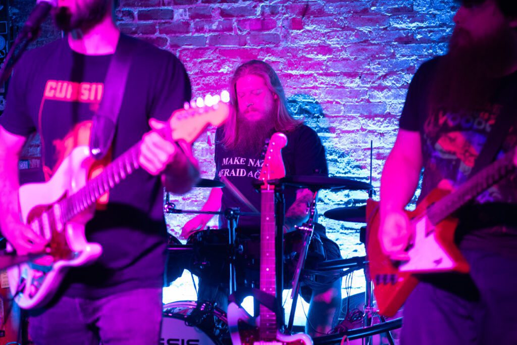 Zachary Hance from Cigarette Trees performing at Green Lantern